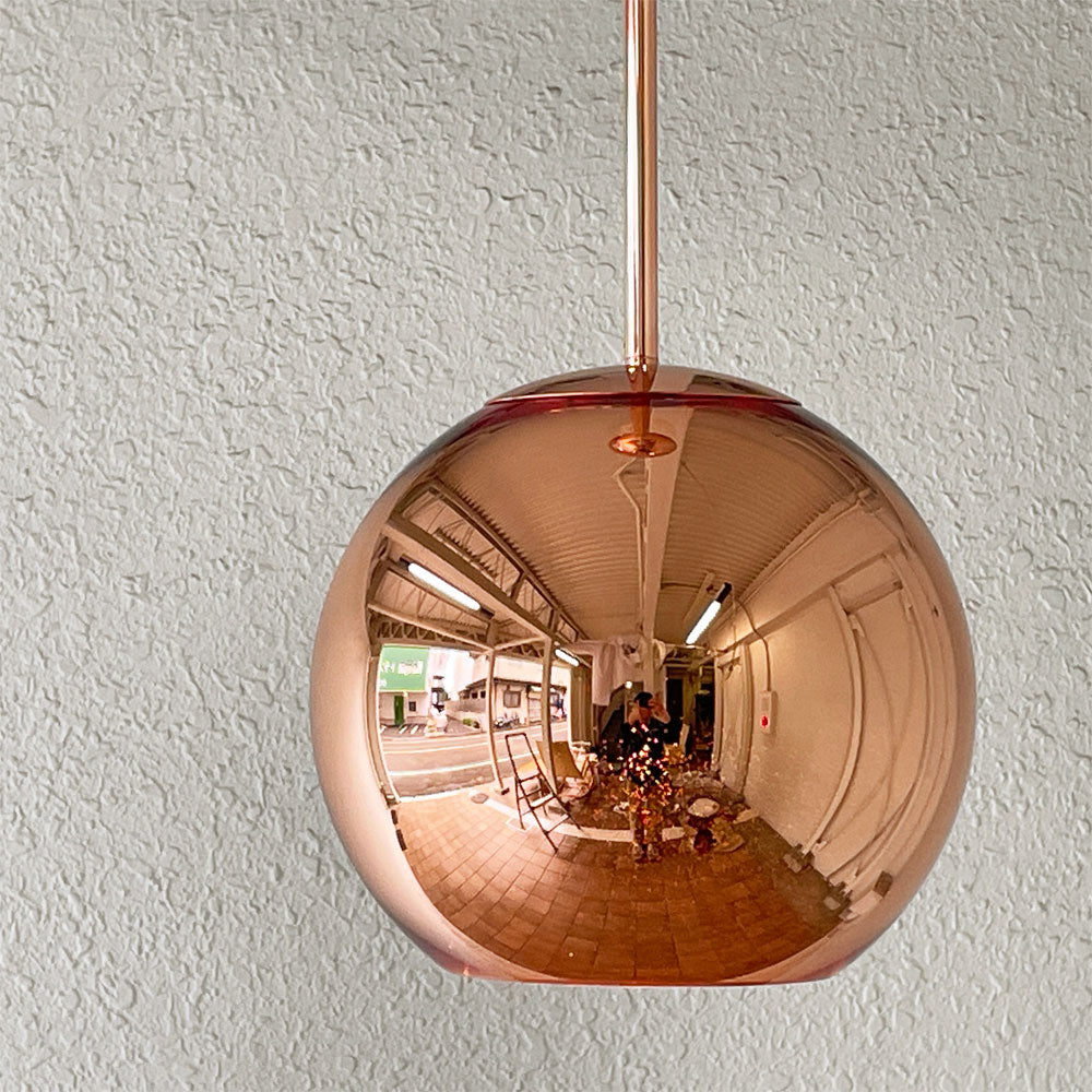  【用賀店】トムディクソン Tom Dixon コッパー ラウンドペンダントライト 25 Copper Round Pendant 25 コッパー 定価￥70,180- 廃番 買取させていただきました。