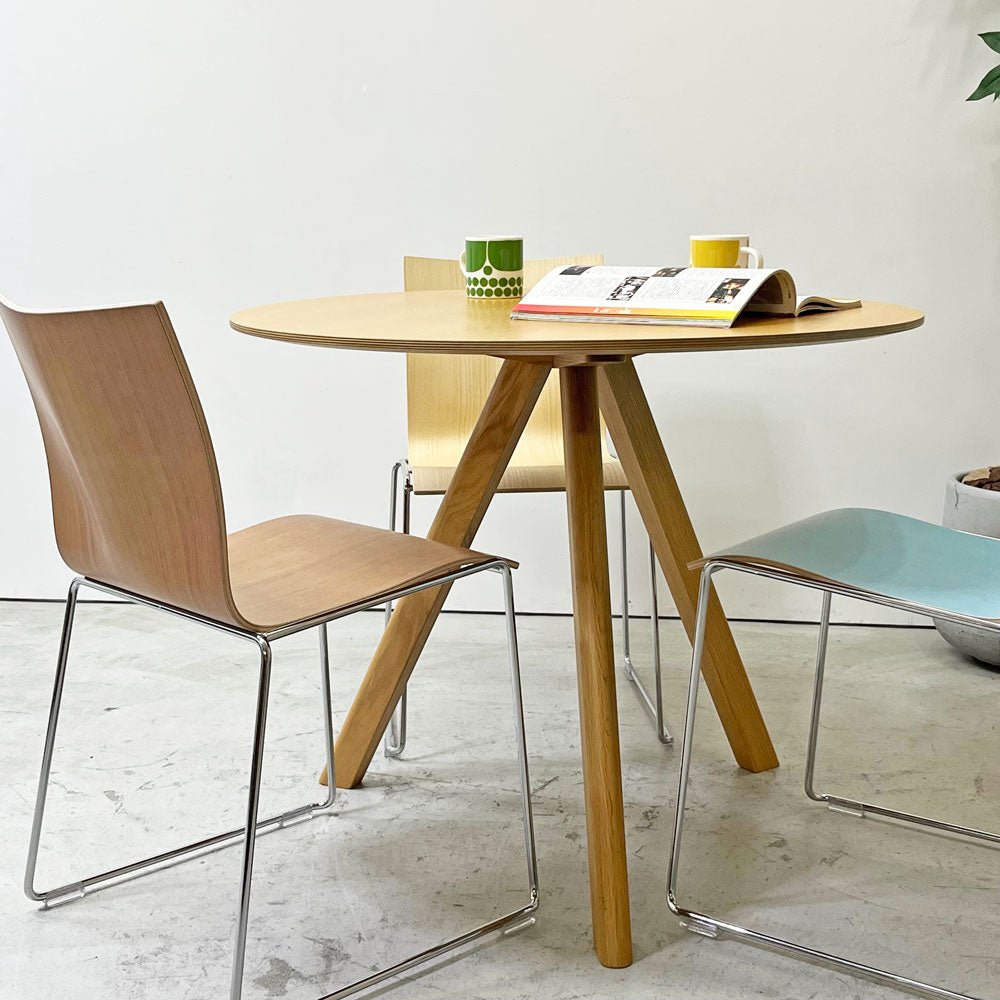 【祖師ヶ谷大蔵店】ヘイ HAY CPH 20 ラウンドテーブル ダイニングテーブル Φ90cm オーク材  木天板 ウォーターラッカー ロナン＆エルワン・ブルレック デンマーク 北欧家具 定価￥181,500- 買取させていただきました。