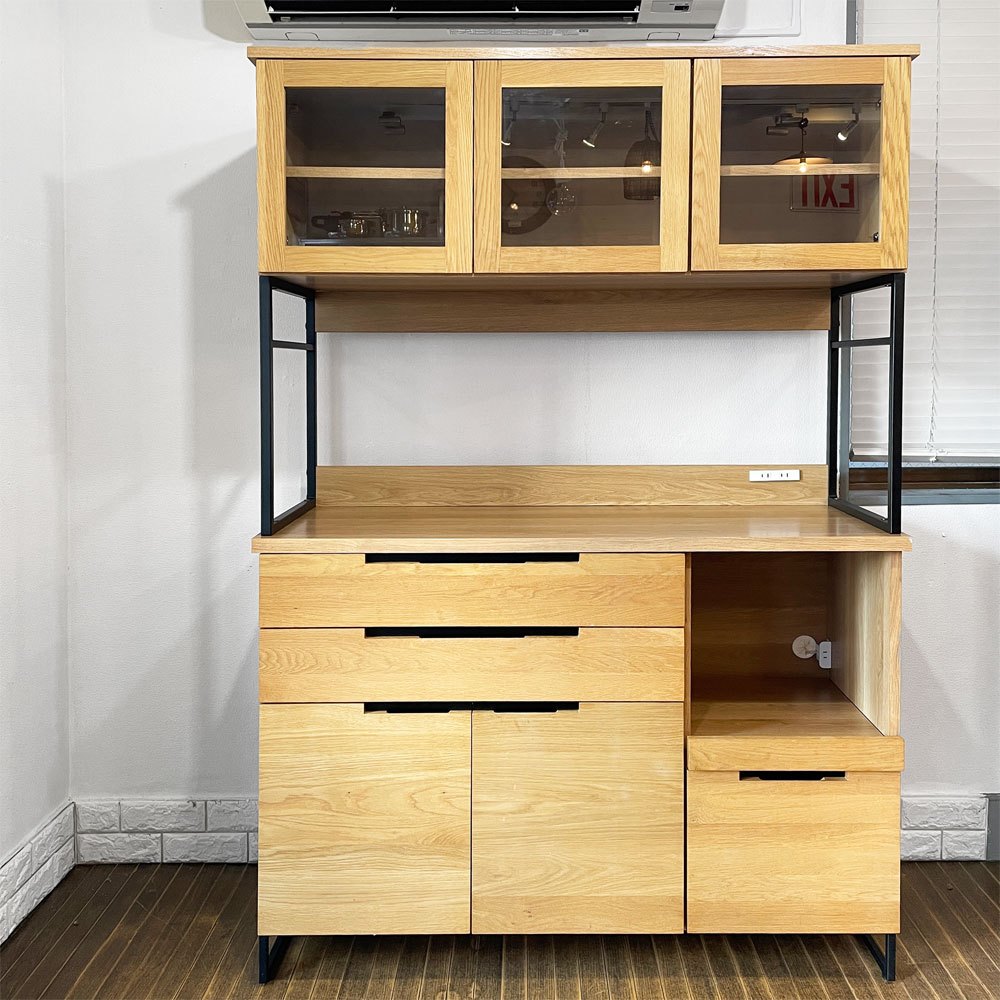 【経堂店】アデペシュ a.depeche スプレム キッチンボード 1200 splem kitchen board 食器棚 オーク材 W122 参考価格173,800円 買取させていただきました。