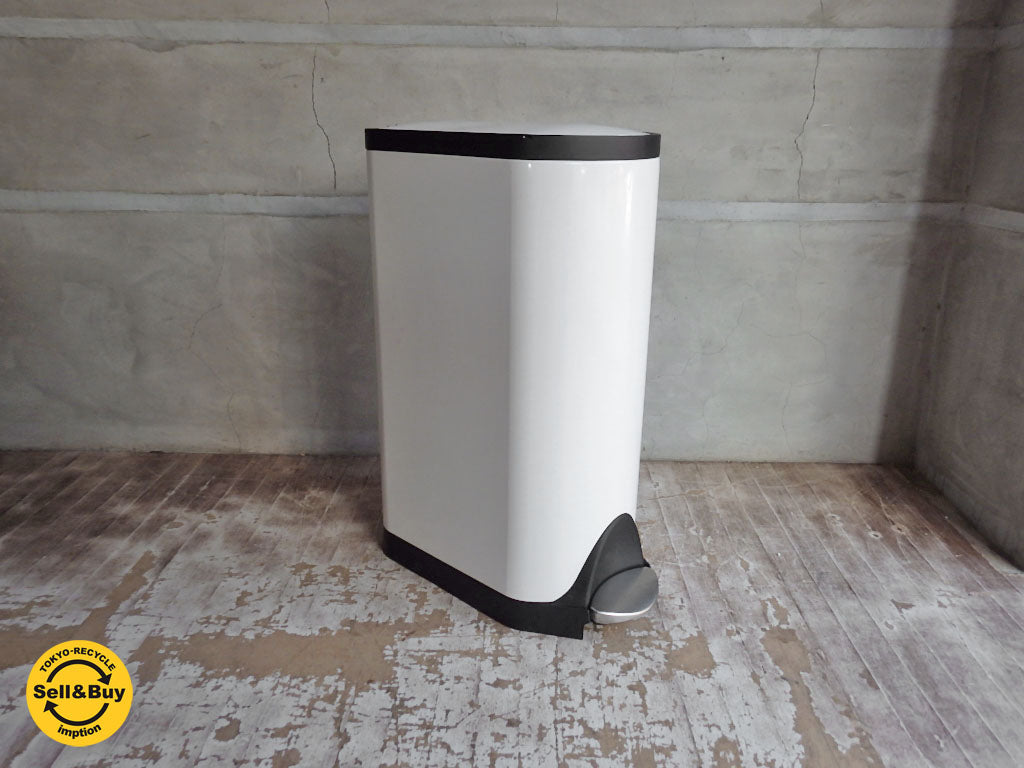 シンプルヒューマン simplehuman ダストボックス バタフライカン 30L ホワイト　中古品 買い取りしました。学芸大学店 出張買取もお任せ下さい。