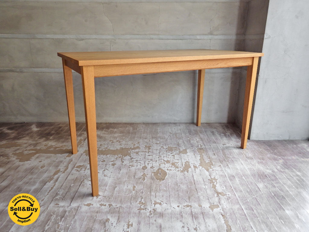 ノックオンウッド Knock on wood オーク 無垢材 デスク ダイニングテーブル w120 中古品 買い取りしました。学芸大学店 出張買取もお任せ下さい。