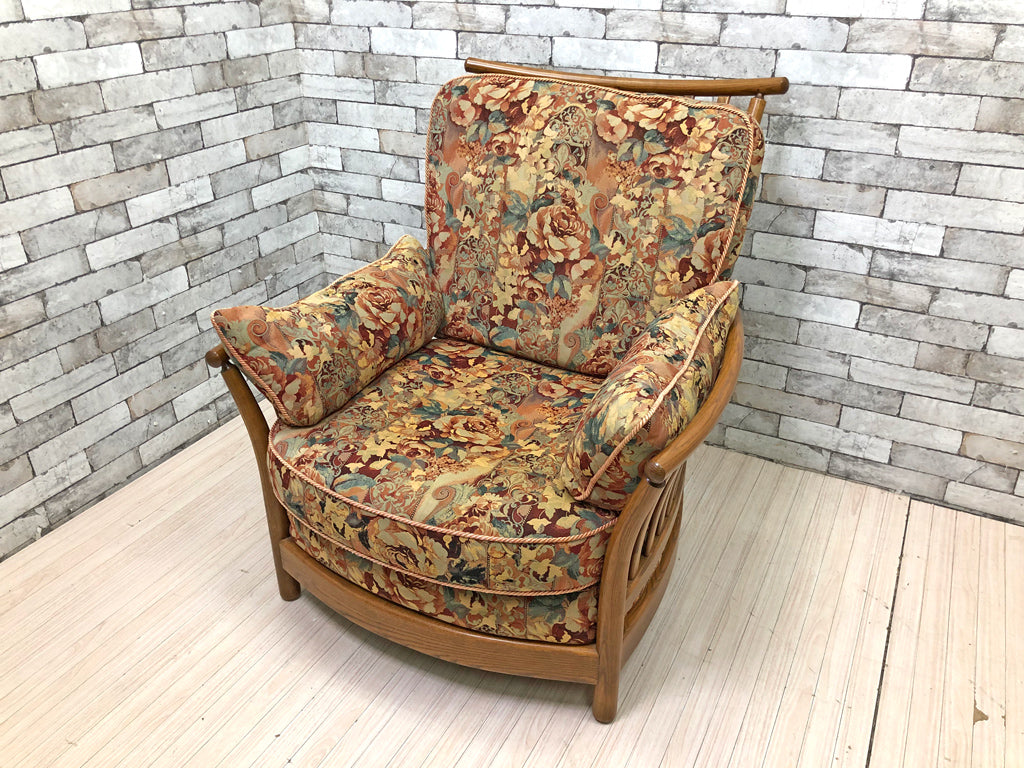 アーコール ERCOL ラウンジチェア アームチェア UK ビンテージ イギリス ルネッサンス  中古品 買い取りしました。