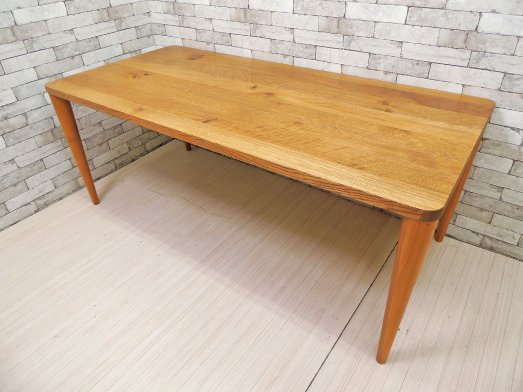 飛騨産業 HIDA 森のことば オーク無垢材 長方形 ダイニングテーブル w180 佐々木敏光 中古品 買い取りしました。