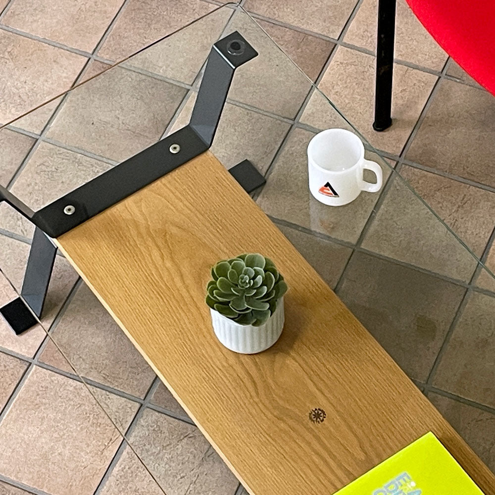 ランドスケーププロダクツ Landscape Products V.Kコーヒーテーブル V.K Coffee Table リビングテーブル W120cm ミッドセンチュリーモダンデザイン ビンテージスタイル ～素材の個性を束ねた、静と動が交わるデザイン～