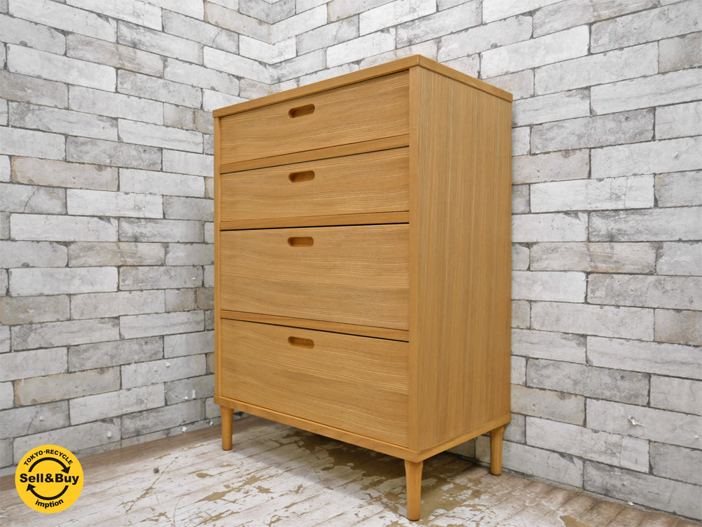 ケユカ KEYUCA ベグチェスト beg chest リバーシブルチェスト 4段 桐抽斗 ナチュラルデザイン 中古品 買い取りしました。