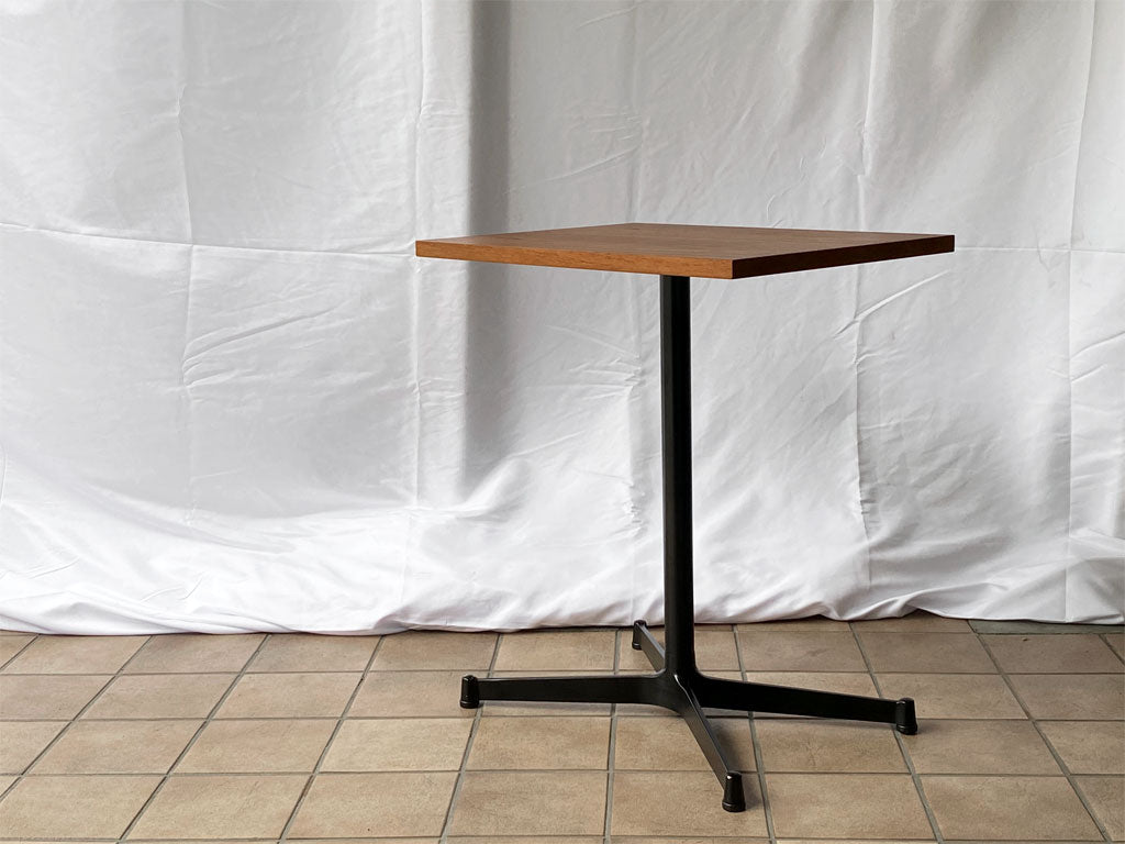 グリニッチ オリジナル ファニチャー greeniche original furniture カフェテーブル Cafe Table チーク材 Xレッグ ブラック 中古品 買い取りしました。