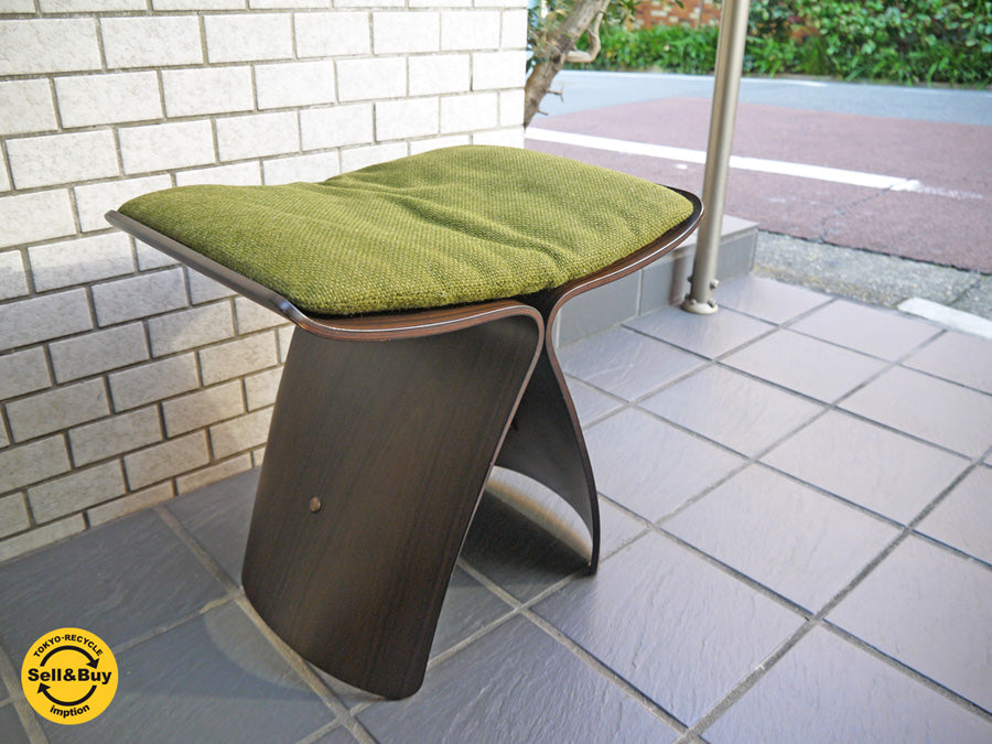 天童木工 TENDO バタフライスツール ローズウッド 専用クッション付き 柳宗理 デザイン ～人々を魅了する名作スツール～ 【 買取と販売とレンタルのお店 】