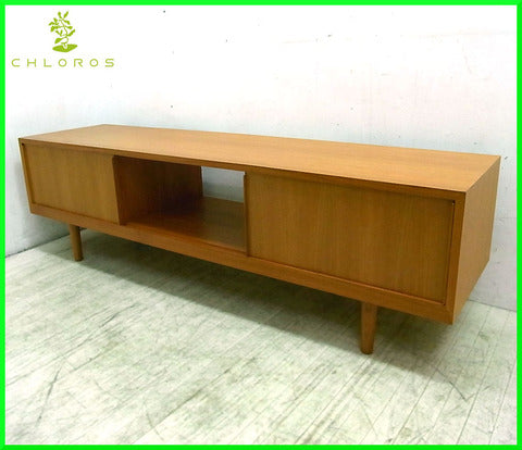 【自由が丘店】北欧モダンインテリア ～CHLOROS クロロス Cut Through 1 step AVボード テレビボード【買取と販売とレンタルのお店】