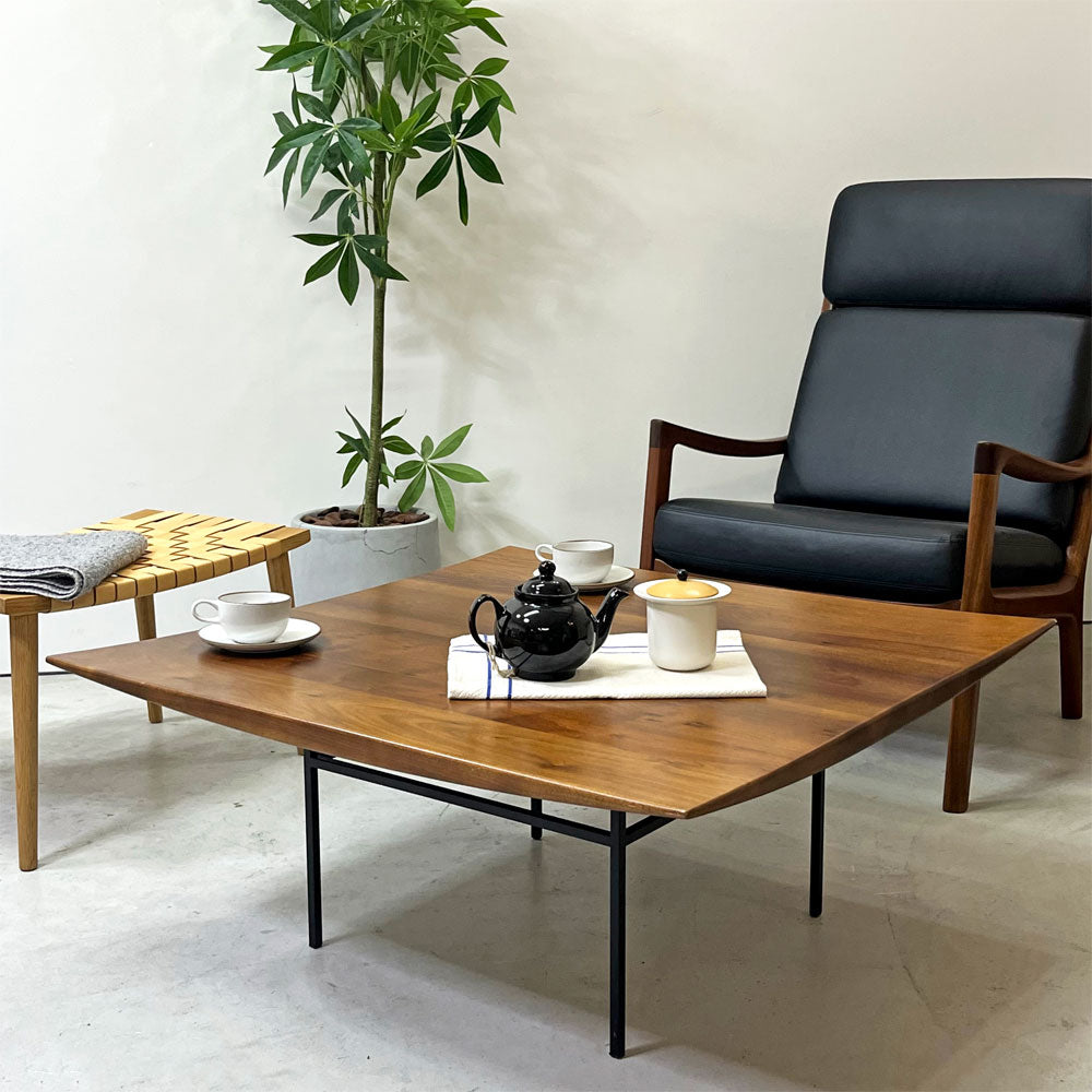 【祖師ヶ谷大蔵店】リッツウェル Ritzwell イビサフォルテ IBIZA FORTE リビングテーブル センターテーブル ウォールナット無垢材 蒲原 潤 オーダー仕様 買取させていただきました。