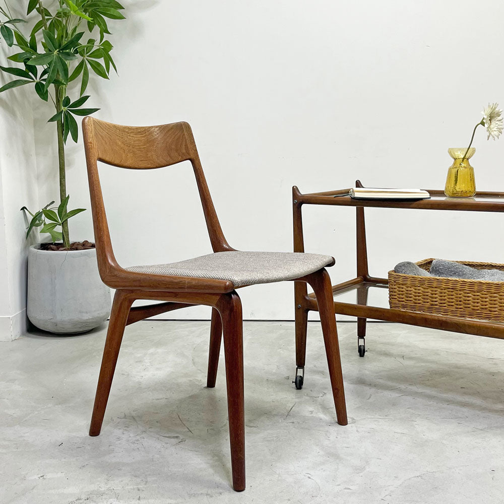 【祖師ヶ谷大蔵店】スラゲル Slagelse Mobelvaerk アルフレッド・クリステンセン Alfred Christensen No.370 ブーメランチェア ダイニングチェア チーク材 デンマーク ビンテージ 買取させていただきました。