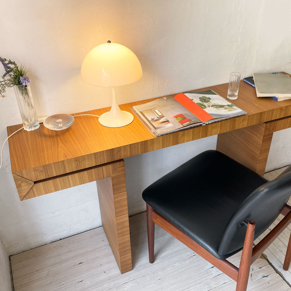 ポラダ porada イタリア 雅 ミヤビ MIYABI コンソール テーブル ウォールナット材 モダン～折り紙のようなテーブル～