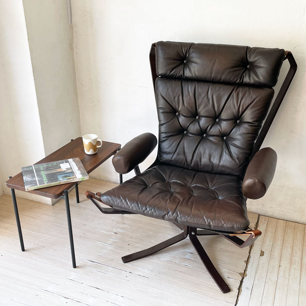 【下北沢店】バットネ VATNE ファルコンチェア Falcon Chair ハイバック アーム付き メタルフレーム シガード・レッセル Sigurl Resell ノルウェー 希少デザイン 買取させていただきました。