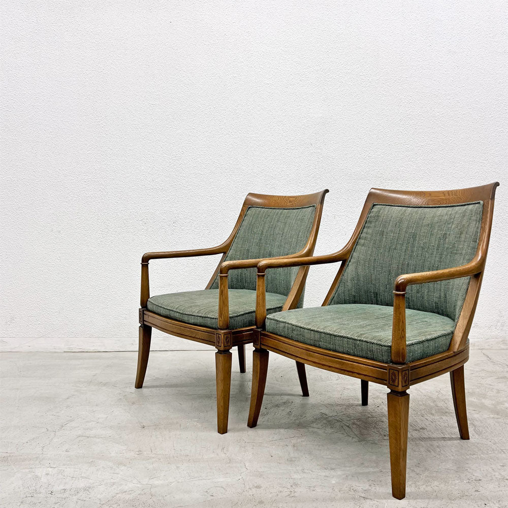 【登戸BASE店】インテリアセンター Interior Center シェルヴ ラウンジチェア サロンチェア 現カンディハウス 2脚 買取させていただきました。