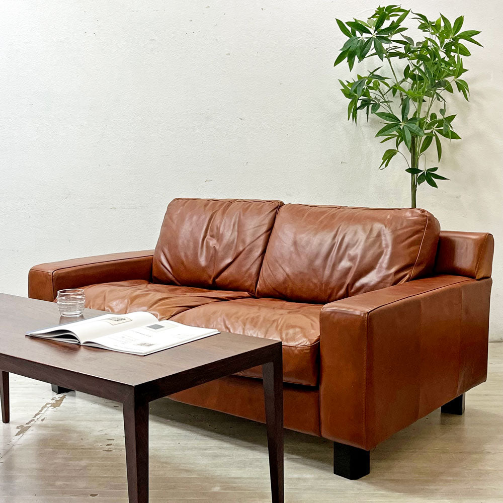 イデー IDEE セリュー ソファ SERIEUX SOFA 2Pソファ 2人掛け ショコラ chocolate 本革 ～ おしゃれに快適に