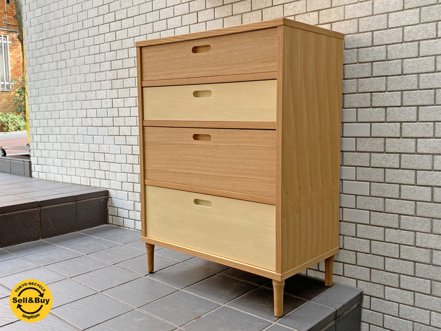 ケユカ KEYUCA ベグチェスト beg chest リバーシブルチェスト 桐抽斗 4段 シンプル モダン 　中古品 買い取りしました。