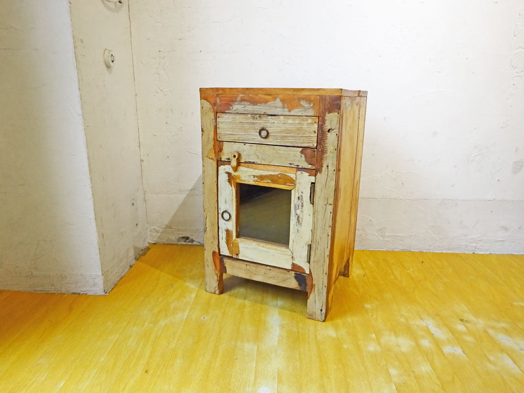 ジャーナルスタンダード ファニチャー journal standard furniture J.S.F ドリュー DREUX スモール キャビネット 古材 中古品 買い取りしました。