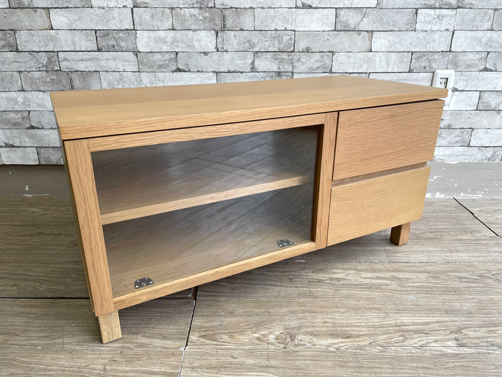 無印良品 MUJI オーク材 AVラック 幅90cm ナチュラル 中古品 買い取りしました。