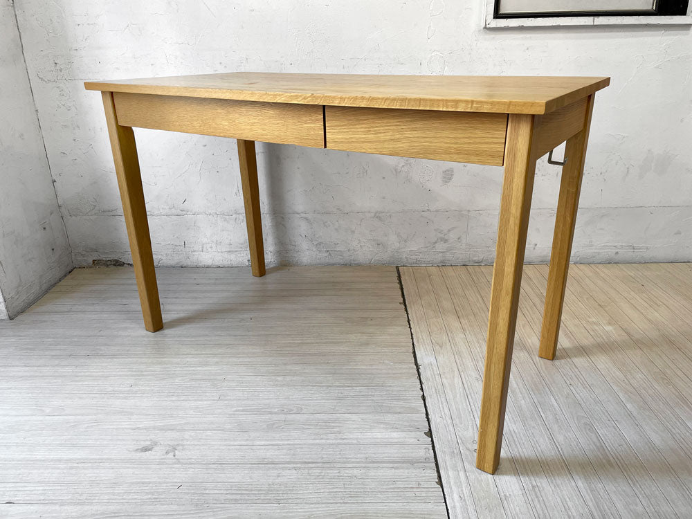 無印良品 MUJI オーク材 パーソナルデスク ワークテーブル W110 引出し フック付 シンプル ナチュラル 中古品 買い取りしました。