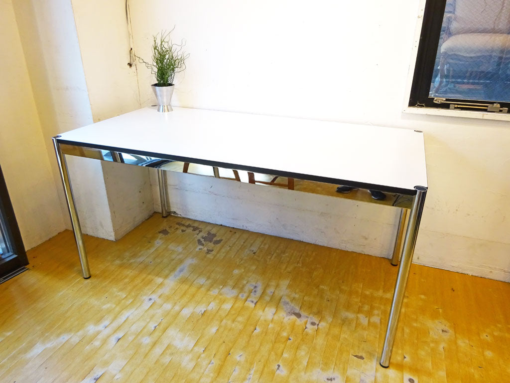 USMハラー USM Haller モジュラーファニチャー Modular Furniture ハラーテーブル W150cm ホワイト 下北沢店 中古品 買い取りしました。