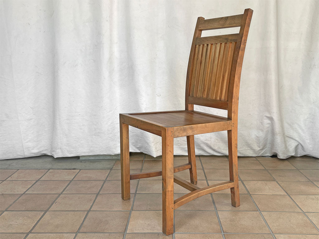 オールドメゾン old maison チーク無垢材 ダイニングチェア ビンテージスタイル 中古品 買い取りしました。