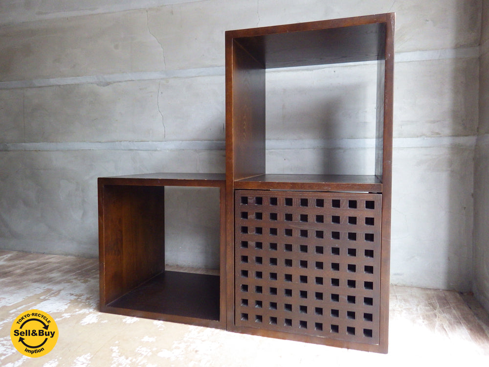 エーフラット a.flat 1ユニットキューブ 1 unit cube v01 & 2ユニットキューブ 2 unit cube v01 + ウッドドロワー Lv01 引き出し付 アッシュ無垢材 中古品 買い取りしました。