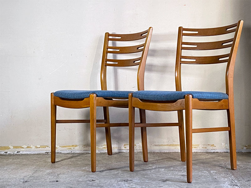 ファーストラップ FARSTRUP Model 219 ダイニングチェア チーク×ビーチ材 ファブリック デンマーク ビンテージ 北欧家具 中古品 買い取りしました。