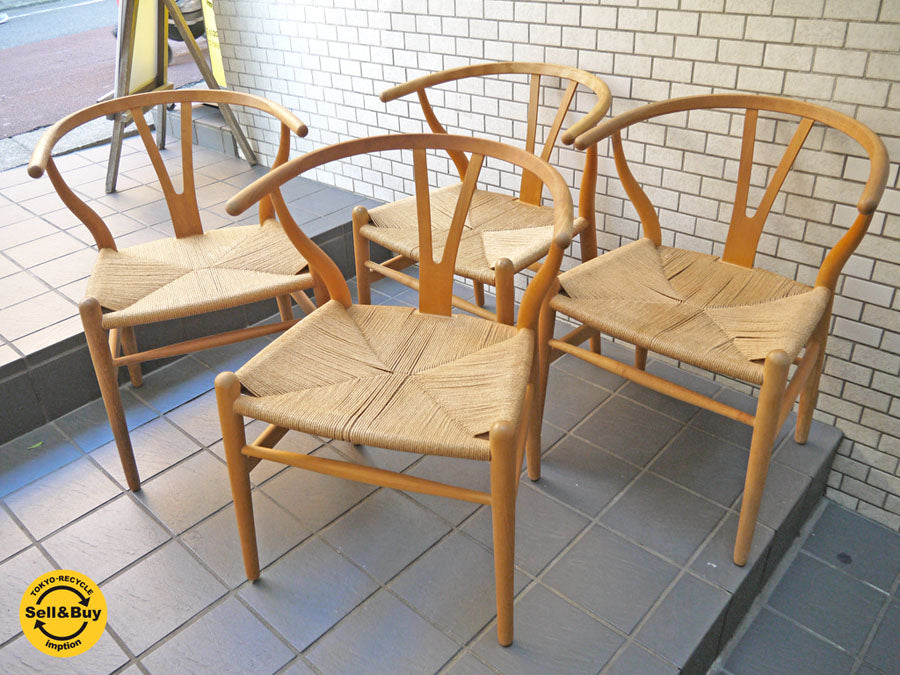 カール ハンセン ＆ サン Carl Hansen & Son Yチェア CH24 ハンス・J・ウェグナー ビーチ材 日本仕様 サイズ 　中古品 買い取りしました！ 自由が丘店 出張買取もお任せください。