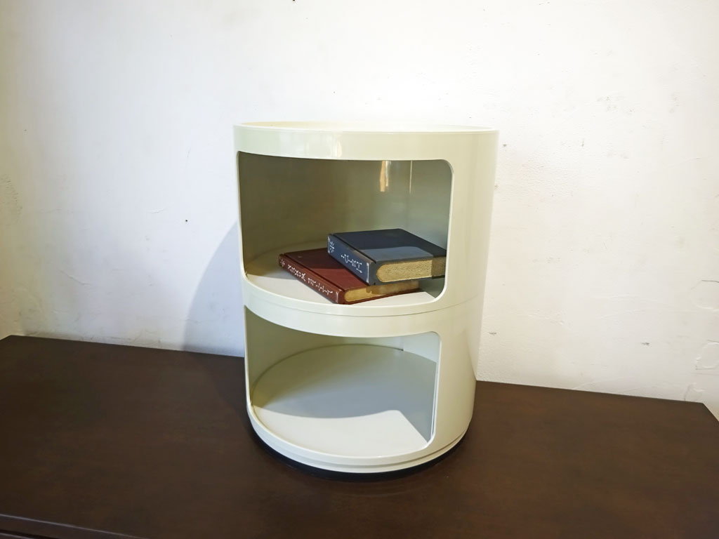 カルテル Kartell コンポニビリ 2段 ホワイト アンナ・カステッリ・フェリエーリ イタリア 中古品 買い取りしました。