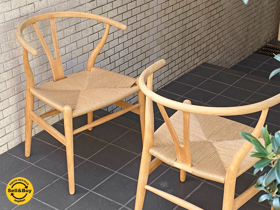 カールハンセン＆サン Carl Hansen & son Yチェア CH24 ビーチ材 ソープフィニッシュ 日本仕様 座面張替済み ハンス・J・ウェグナー 北欧 デンマーク 　中古品 買い取りしました。