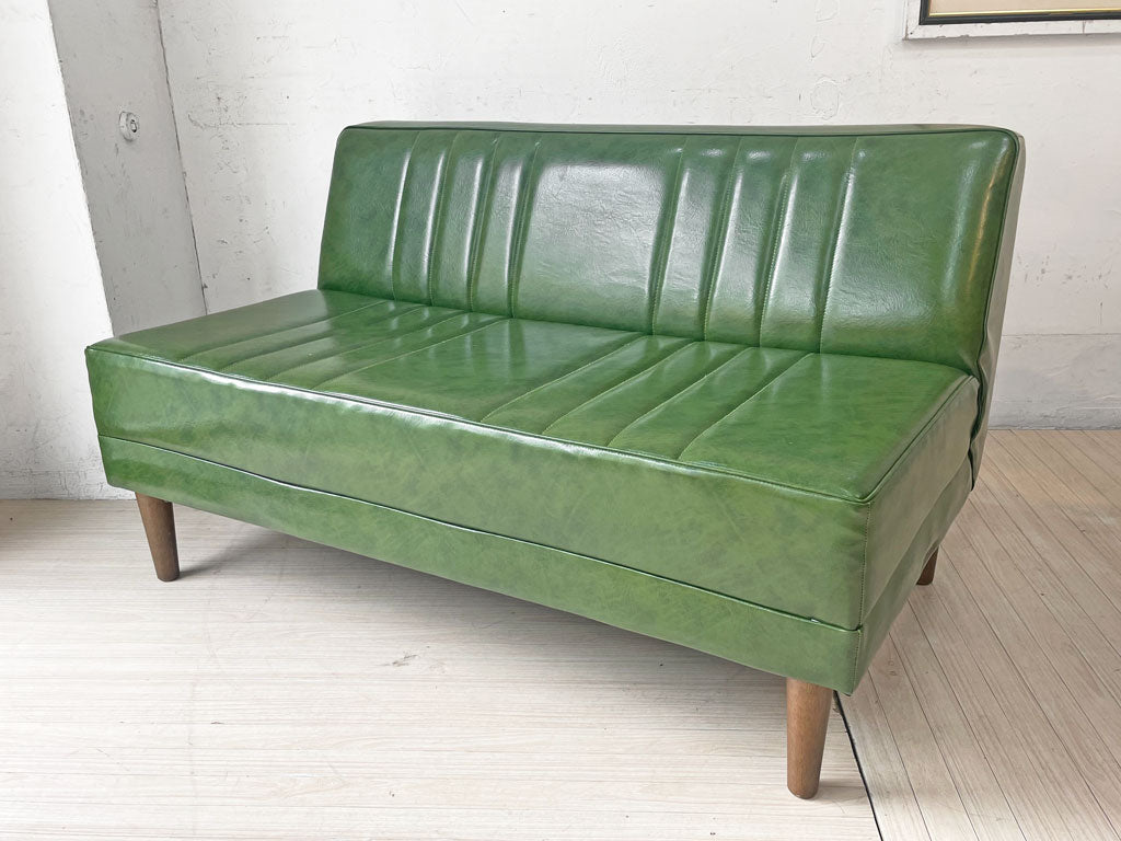 ニコアンド niko and... クラシック ダイナー CLASSIC DINER ベンチ ソファ BENCH SOFA グリーン70 カフェスタイル 中古品 買い取りしました。