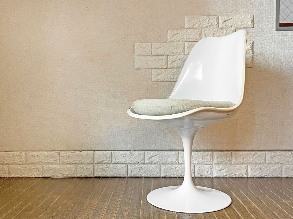 ノル ノール Knoll ビンテージ チューリップチェア ダイニングチェア アームレス 固定式 エーロ・サーリネン US ミッドセンチュリー  中古品  買い取りしました。