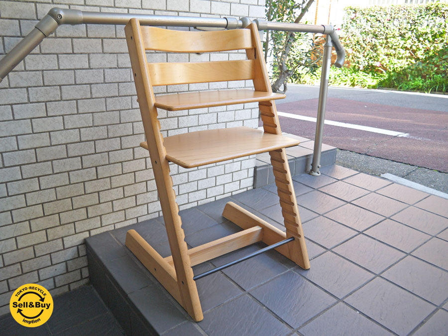 ストッケ STOKKE トリップトラップ TRIPP TRAPP ベビーチェア 新型 ナチュラル ステップアップハイチェア 中古品 買い取りしました！ 自由が丘店 出張買取もお任せください。