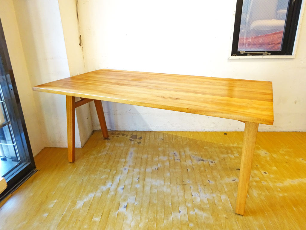 イデー IDEE ボスケ ダイニングテーブル BOSQUET DINING TABLE チーク無垢材 定価￥172,800- 下北沢店 中古品 買い取りしました。