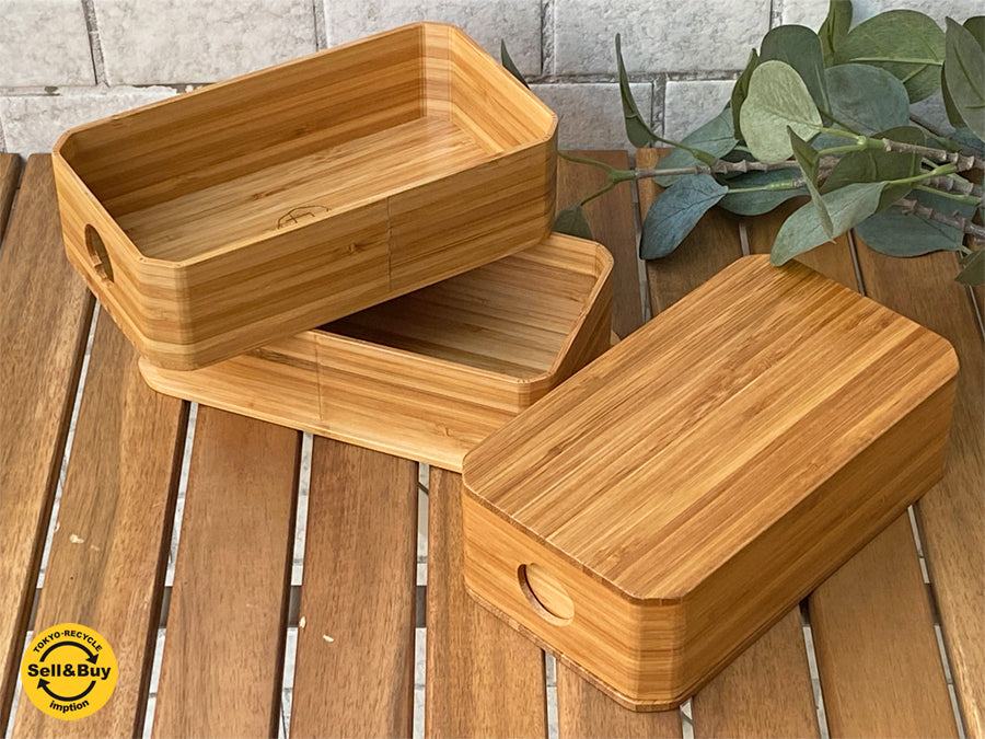 九雲 QUMO 竹のお弁当箱 ウレタン仕上げ 三宝 伝統工芸 　中古品 買い取りしました。
