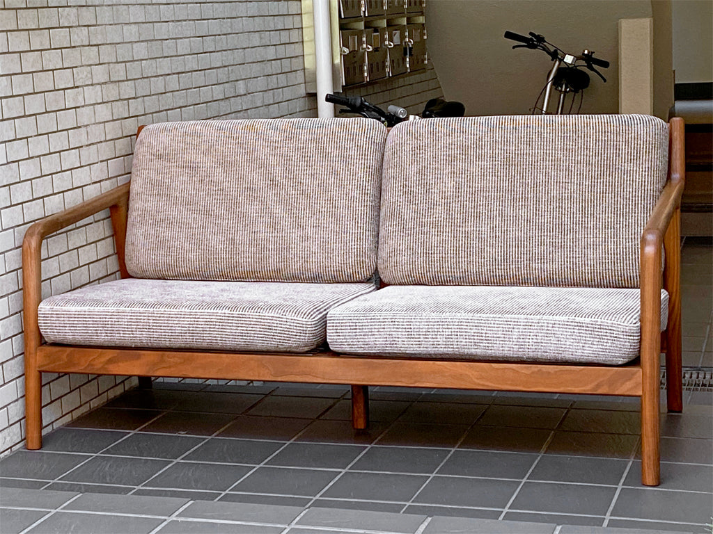 宮崎椅子製作所 ペペ PePe sofa 2シーター ソファ ウォールナット 村澤一晃 　中古品 買い取りしました。