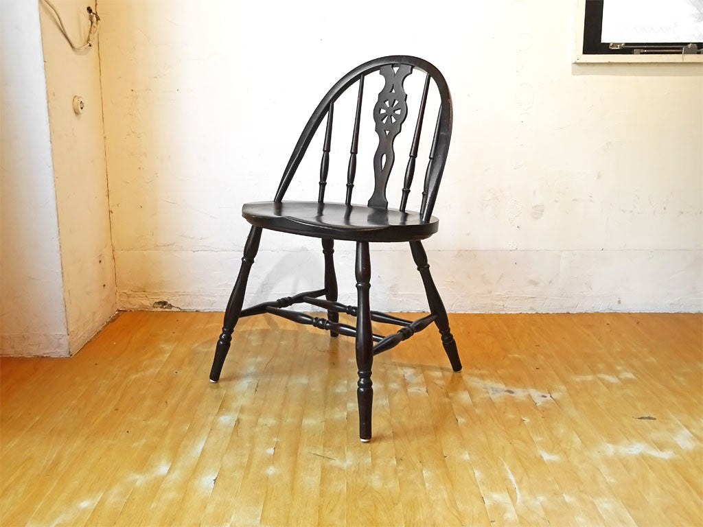 クロッカーチェアカンパニー CROCKER CHAIR COMPANY ダイニングチェア ホイールバック アーリーアメリカンスタイル 中古品 買い取りしました。