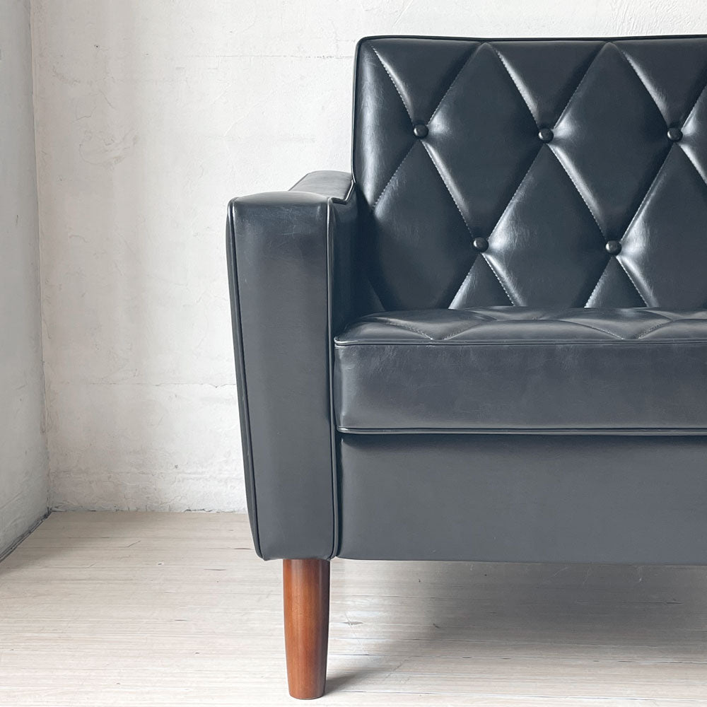 カリモク60 karimoku60 ロビーチェア スタンダードブラック 1Pソファ 1シーター レトロモダン ミッドセンチュリー～愛され続けて半世紀～