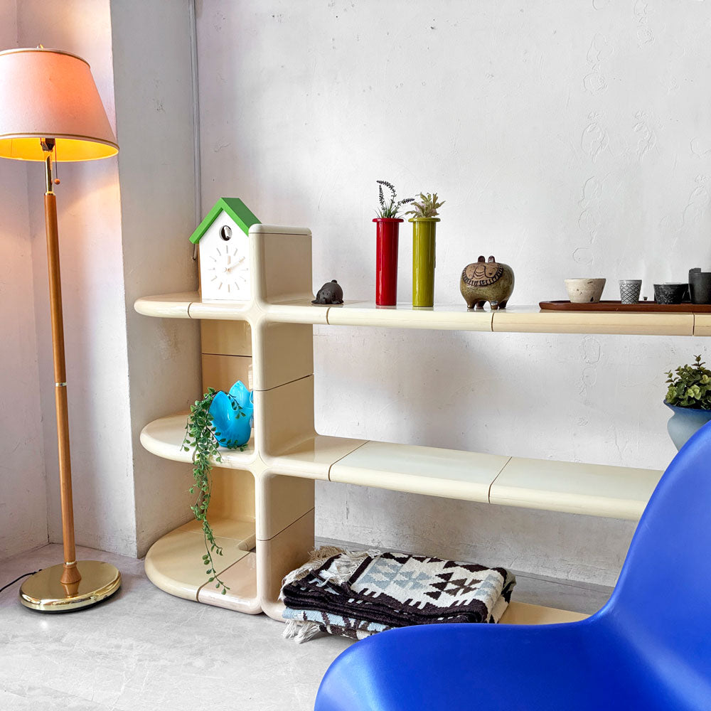 ディレクショナル ファニチャー Directional Furniture ウンボ UMBO シェルフユニット 18パーツ スペースエイジ USビンテージ ～宇宙モチーフの希少プロダクト