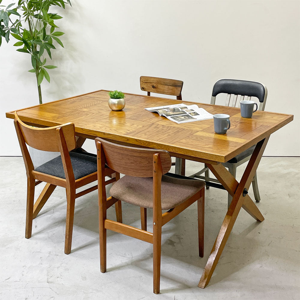 【祖師ヶ谷大蔵店】パシフィックファニチャーサービス P.F.S オペレーションBテーブル OPERATION B TABLE Lサイズ ダイニングテーブル W152cm 定価￥181,500- 買取させていただきました。