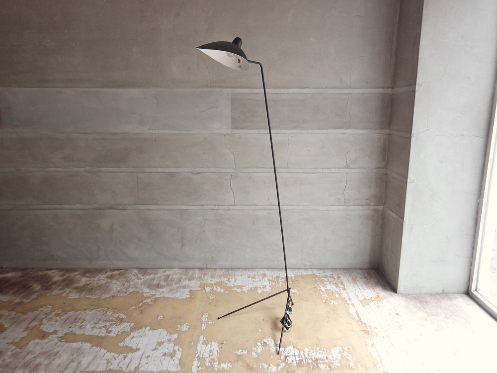 イデー IDEE ランパデール アン ルミエール LAMPADAIRE 1 LUMIERE セルジュ ムーユ Serge Mouille デザイン 1灯タイプ ブラック  中古品 買い取りしました。