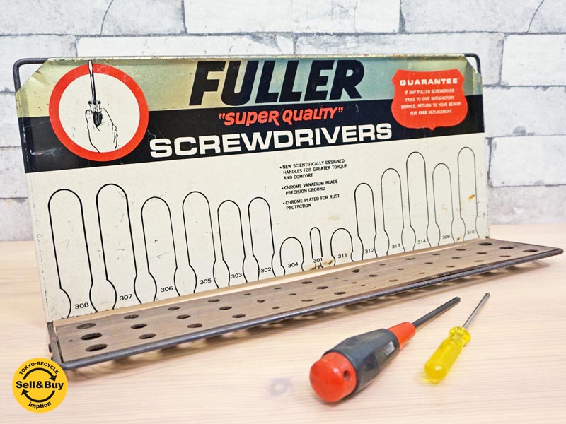 フラー FULLER ドライバーラック 工具入れ 壁掛け USビンテージ 買い取りしました。祖師ヶ谷大蔵店 出張買取もお任せ下さい。