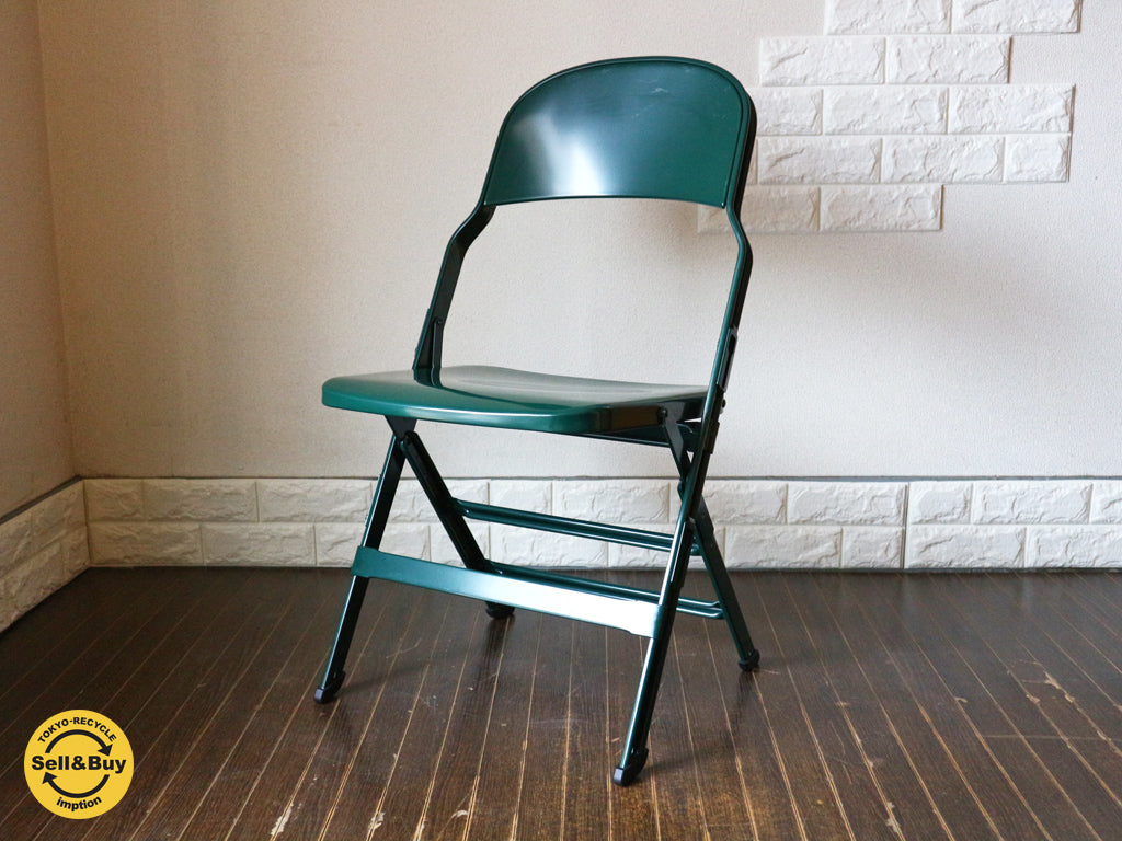 クラリン CLARIN オールスチール フォールディングチェア グリーン ALL STEEL FOLDING CHAIR 買い取りしました。経堂店 出張買取もお任せ下さい。