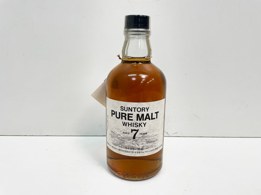 サントリー ウイスキー ピュアモルト SUNTORY WHISKY PURE MALT 7年 500ml 43％ 箱入 未開封   古酒、お酒を買取りしました。