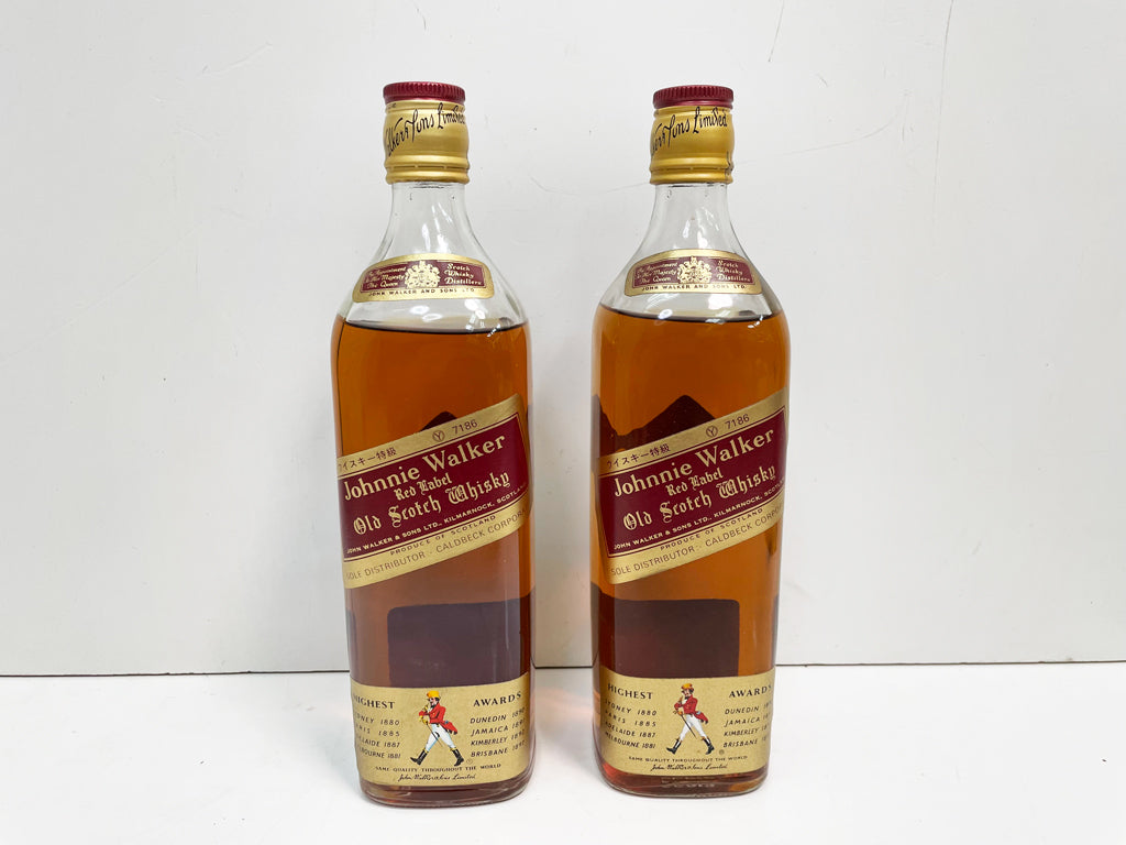 ジョニーウォーカー Johnnie Walker 赤ラベル スコッチウイスキー 750ml 43％ 箱付き 未開封 スコットランド   古酒、お酒を買取りしました。