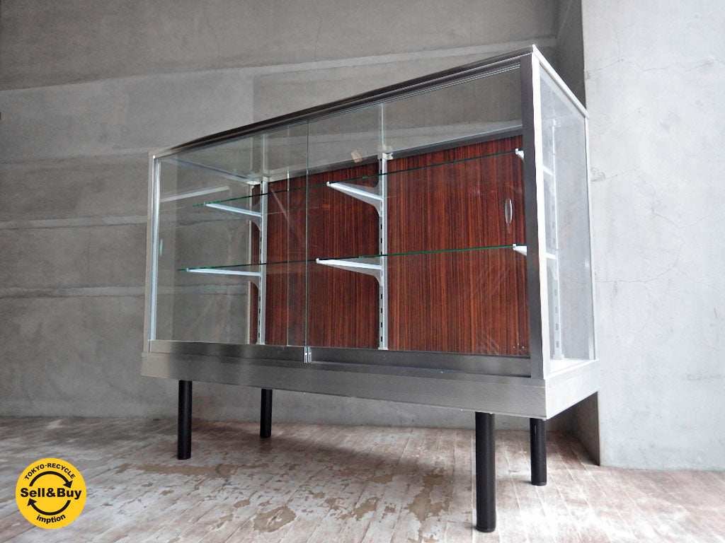 スウィッチ SWITCH ガラスショーケース Glass Show Case ロータイプ Low Type ウッドパネル 定価122,148円 中古品 買い取りしました。学芸大学店 出張買取もお任せ下さい。