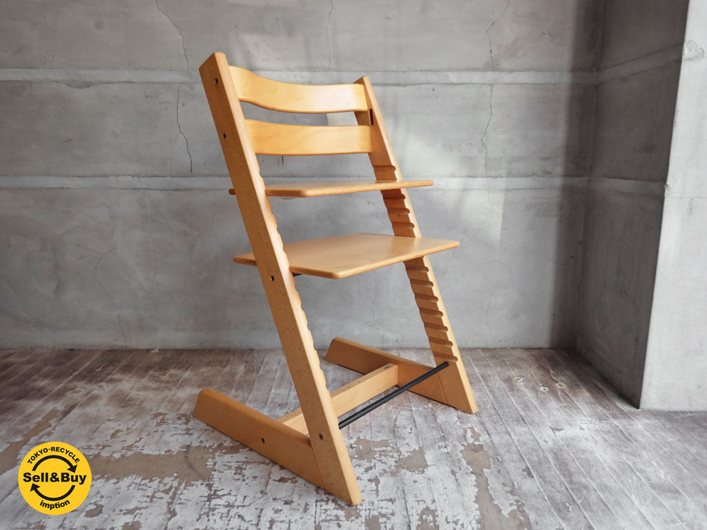 ストッケ STOKKE トリップトラップ TRIPP TRAPP チェア 新型 ナチュラル キッズチェア ベビーチェア　中古品 買い取りしました。学芸大学店 出張買取もお任せ下さい。