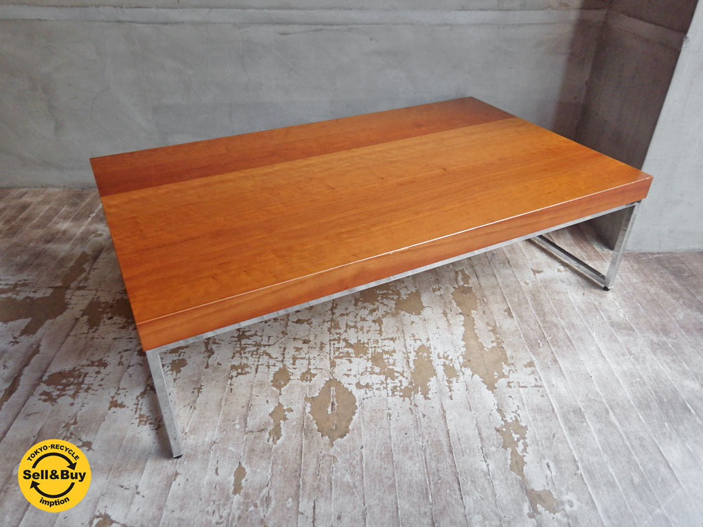 ボーコンセプト BoConcept Lugo コーヒーテーブル クロムレッグ ウォールナット材 　中古品 買い取りしました。学芸大学店 出張買取もお任せ下さい。