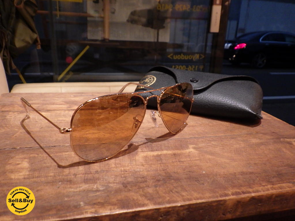 レイバン Ray-Ban アビエーター ラージメタル AVIATOR Large Metal 001/4F ティアドロップ 買い取りしました。下北沢店 出張買取もお任せ下さい。