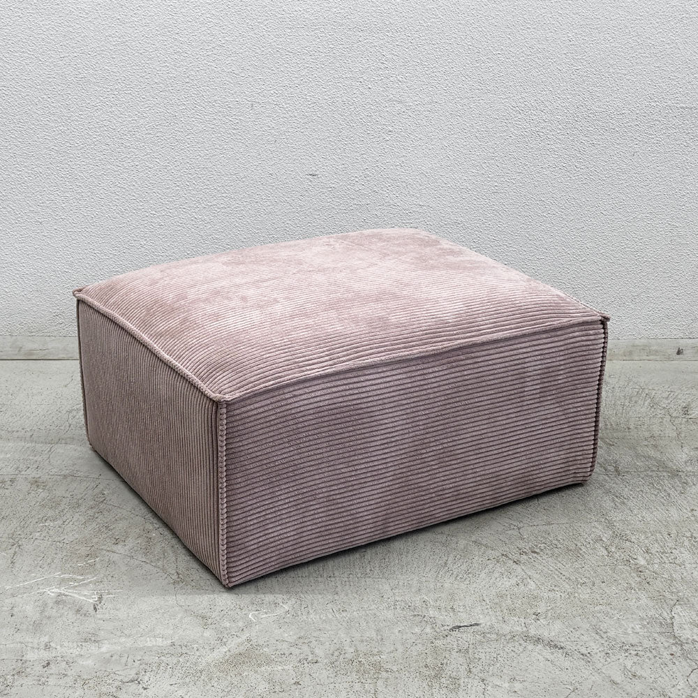 【登戸BASE EC店】ラフォーマ LaForma プフ ブロック ピンク ファブリック オットマン スペイン 買取させていただきました。