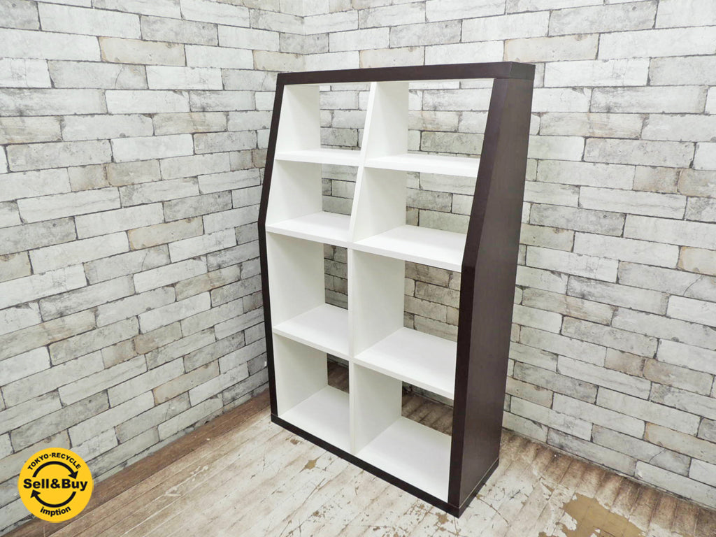 インザルーム in The ROOM 木製オープンシェルフ 4段2列 モダンデザイン　中古品 買い取りしました。祖師谷大蔵店 出張買取もお任せ下さい。